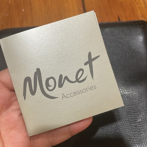 Monet Black Shoulder Crossbody leather bag - Picture 12 of 13